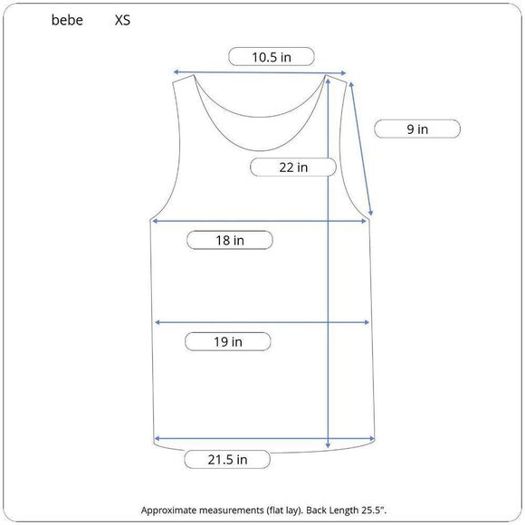 bebe Sleeveless Button Down Blouse - Capri Breeze - Picture 12 of 12